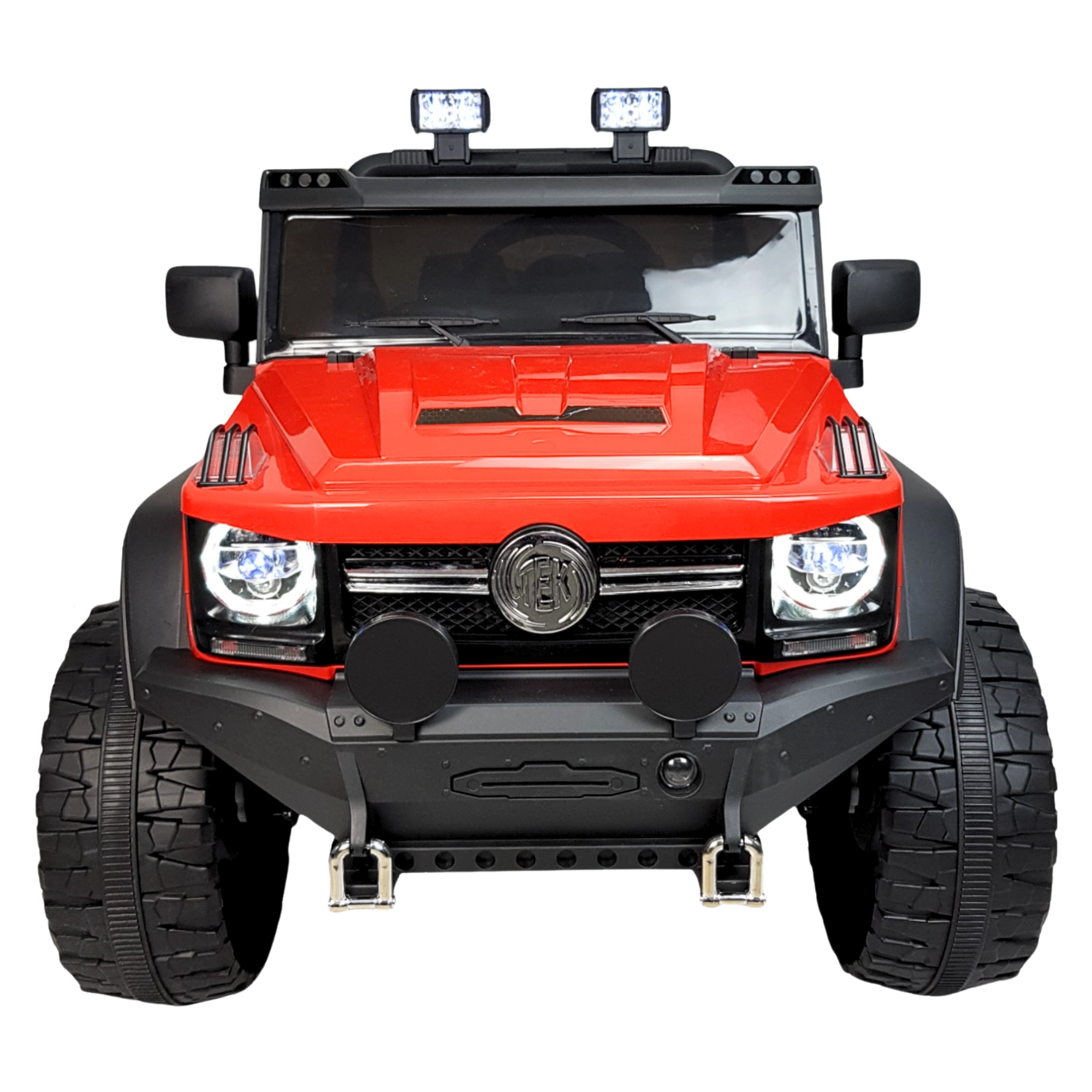 Montable Electrico Camioneta 4x4 para Niños Control Remoto 12v - Rojo.