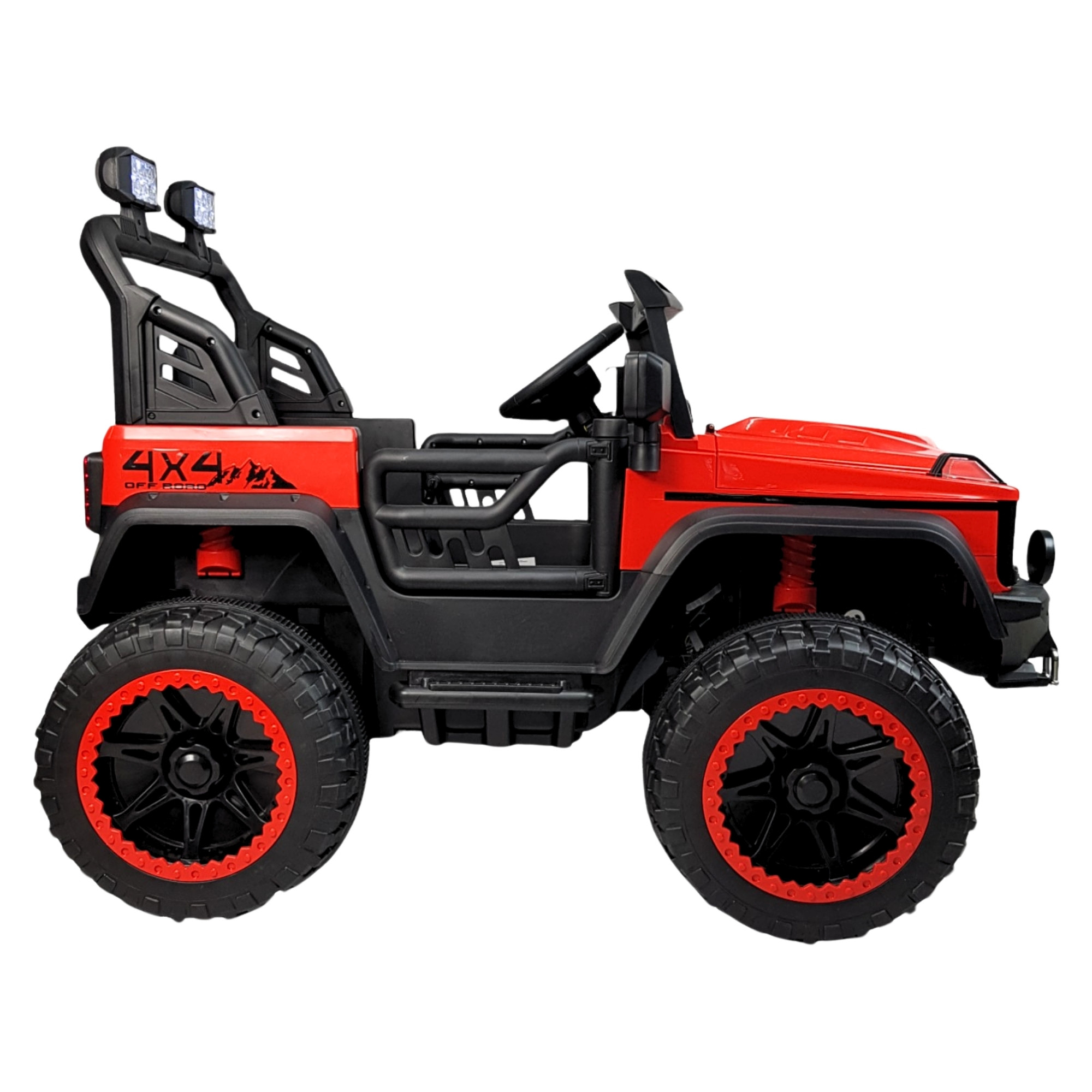 Montable Electrico Camioneta 4x4 para Niños Control Remoto 12v - Rojo.