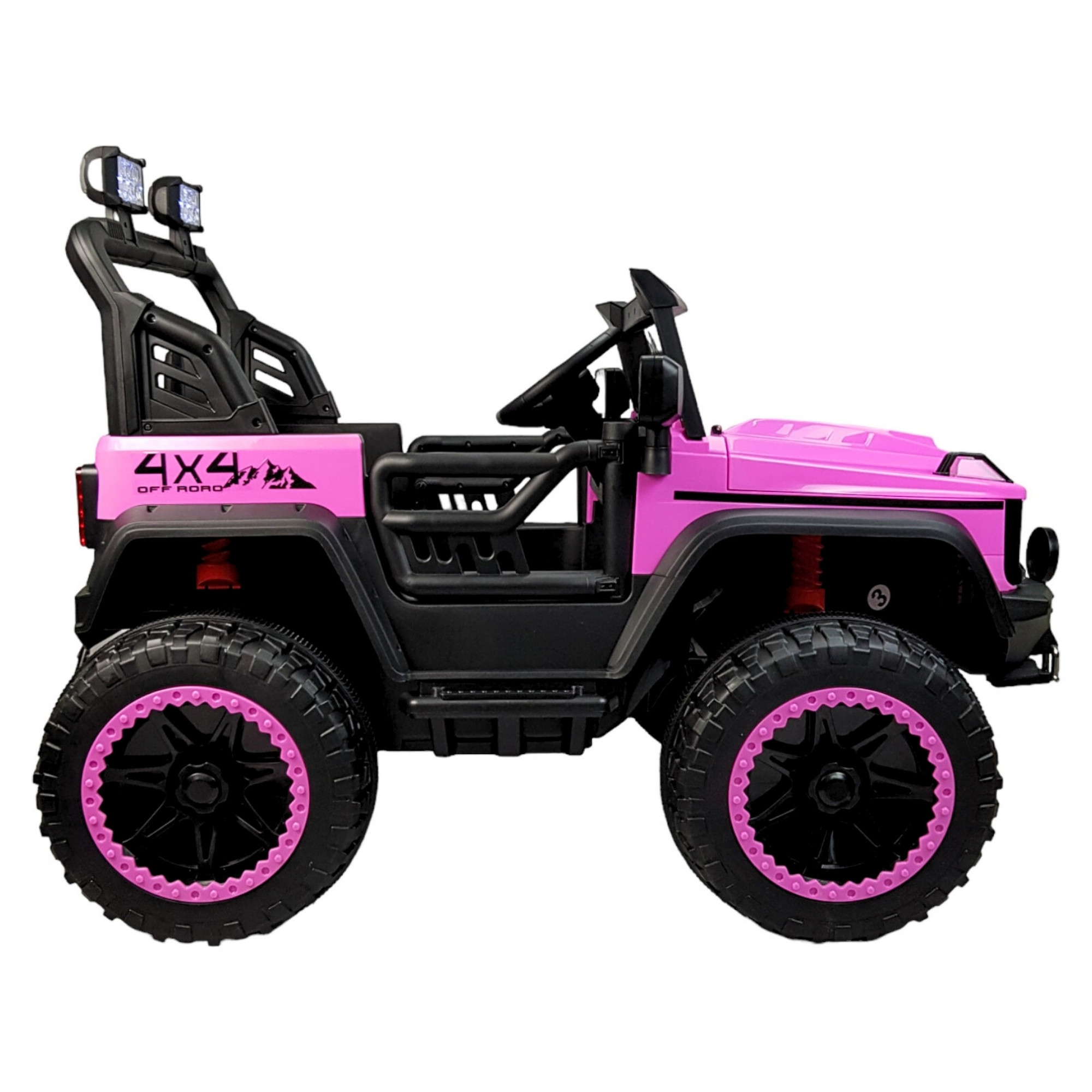 Montable Electrico Camioneta 4x4 para Niños Control Remoto 12v - Rosa.