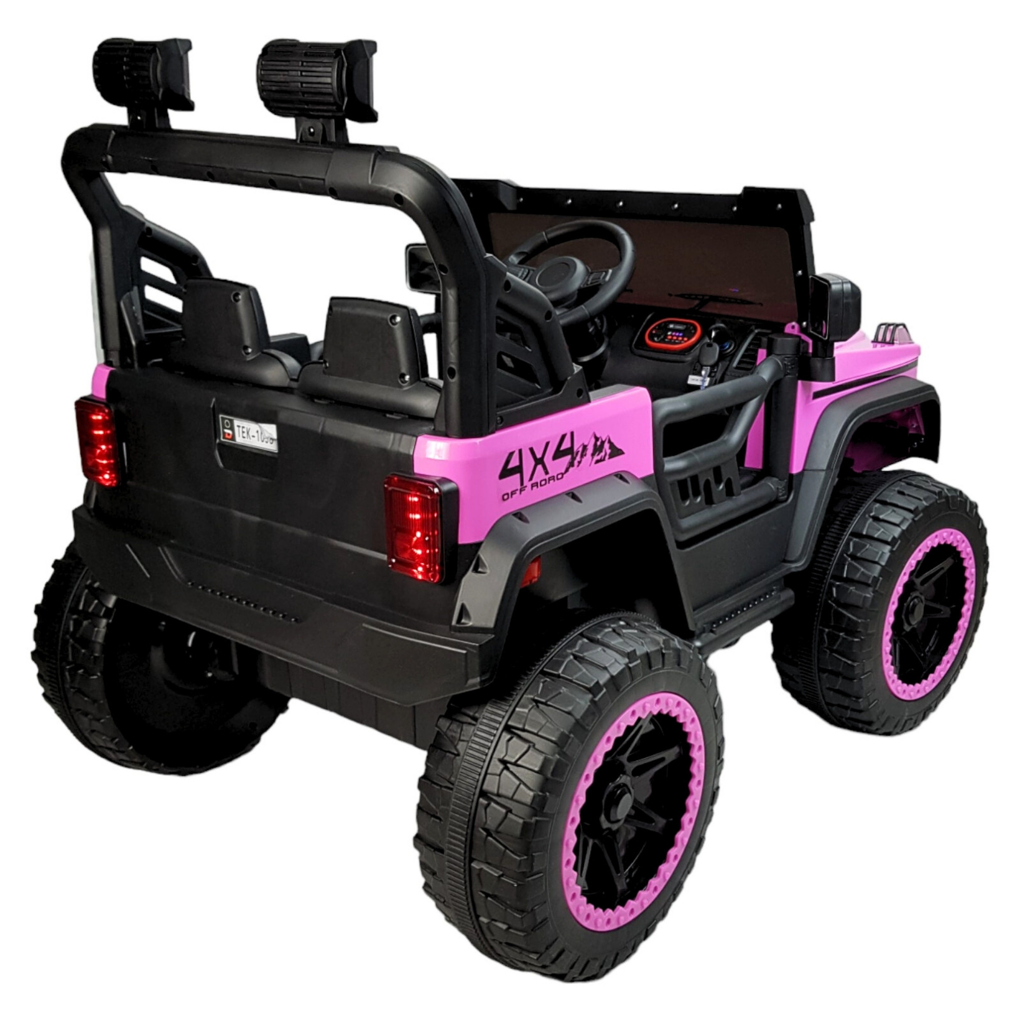 Montable Electrico Camioneta 4x4 para Niños Control Remoto 12v - Rosa.