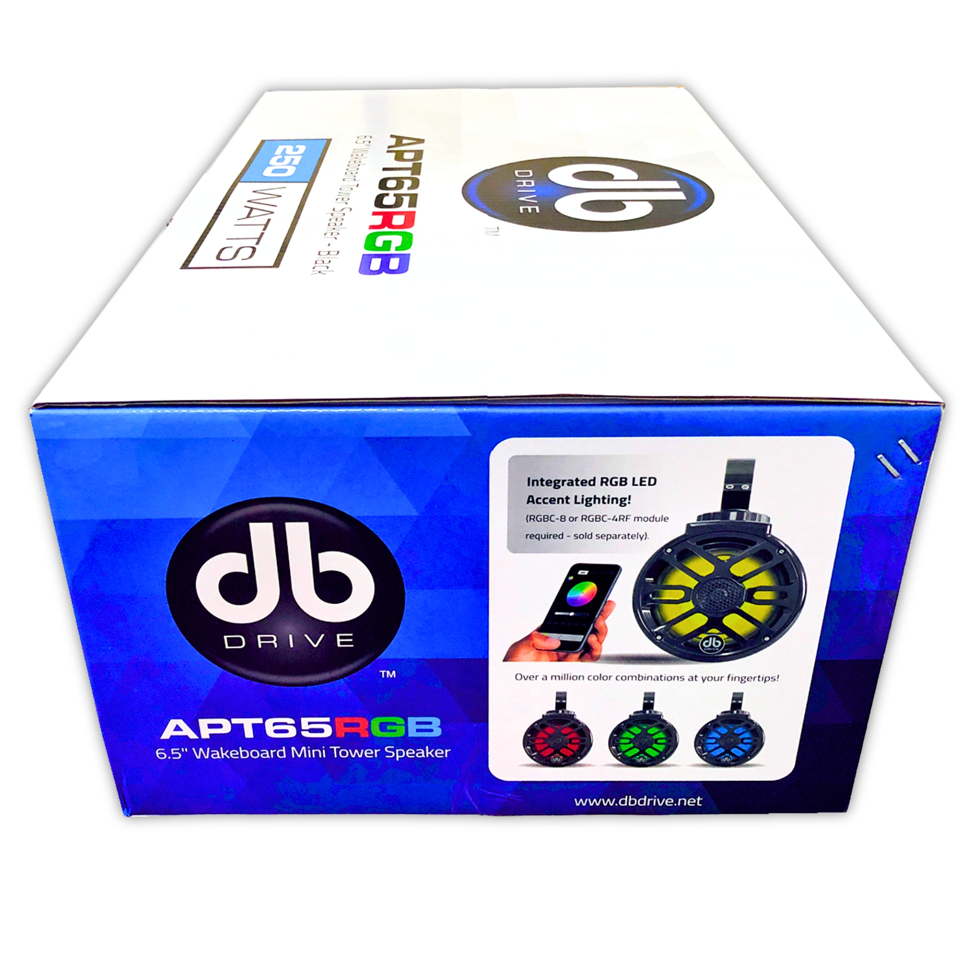 Bocinas para Exteriores DB Drive APT65RGB - Potencia y Durabilidad en Cualquier Terreno.