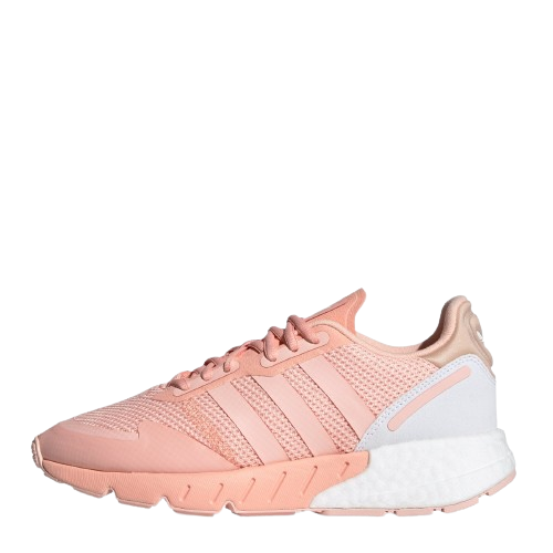 Tenis Adidas Modelo ZX 1K Boost Color Melon/Blanco.
