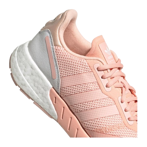 Tenis Adidas Modelo ZX 1K Boost Color Melon/Blanco.