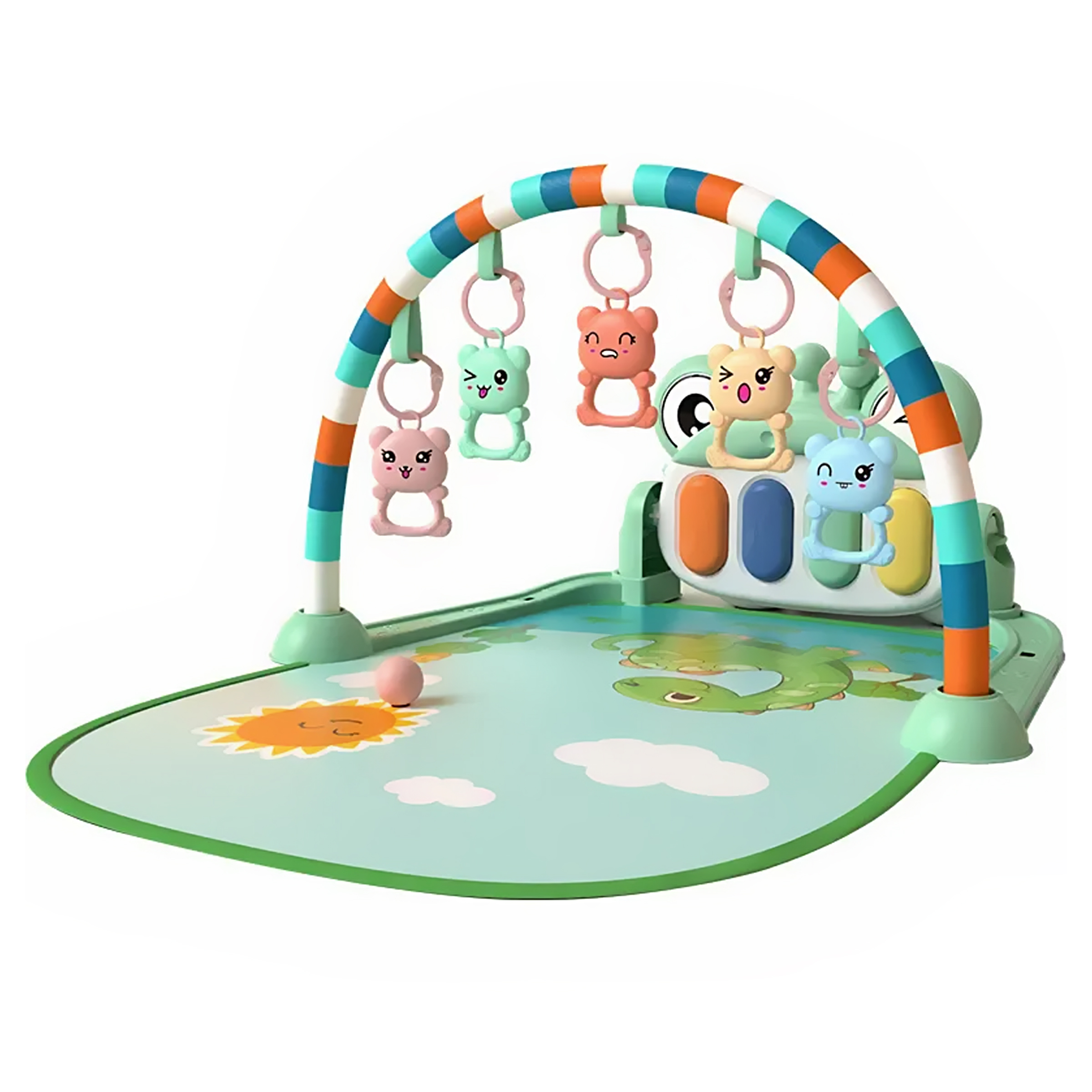Gimnasio Multifuncional Bebé Musical Con Tapete Estimulación