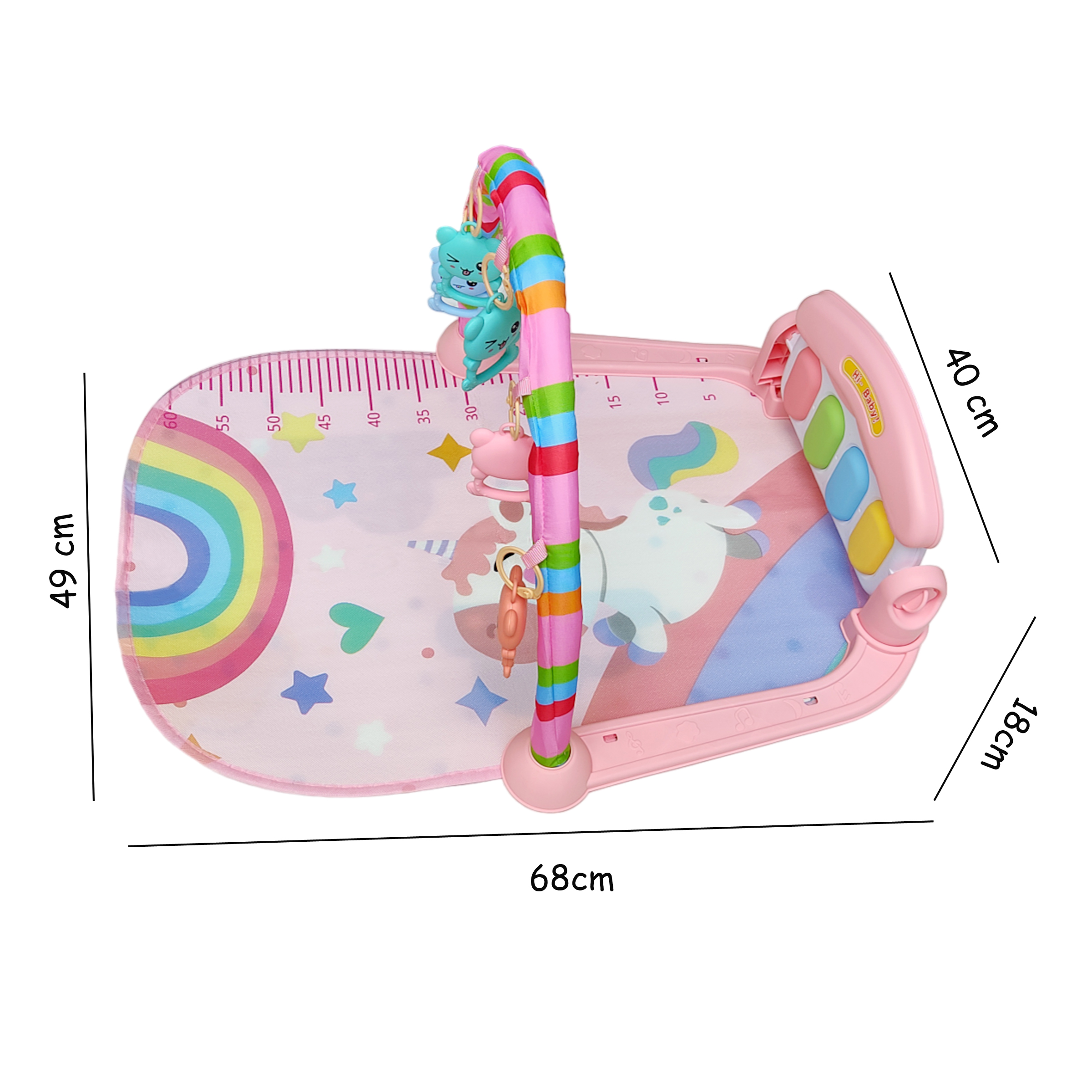 Gimnasio Multifuncional Bebé Musical Con Tapete Estimulación
