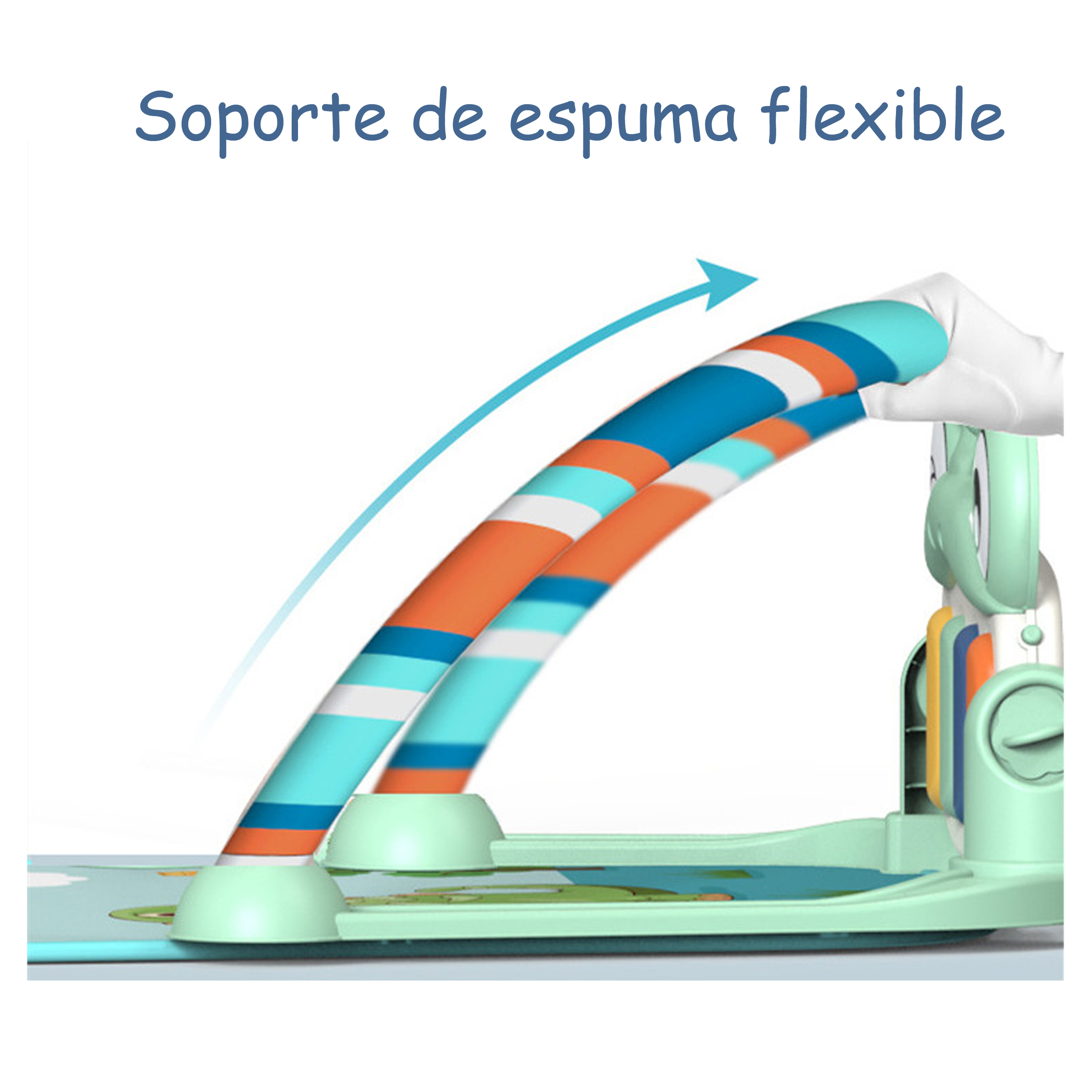Gimnasio Multifuncional Bebé Musical Con Tapete Estimulación