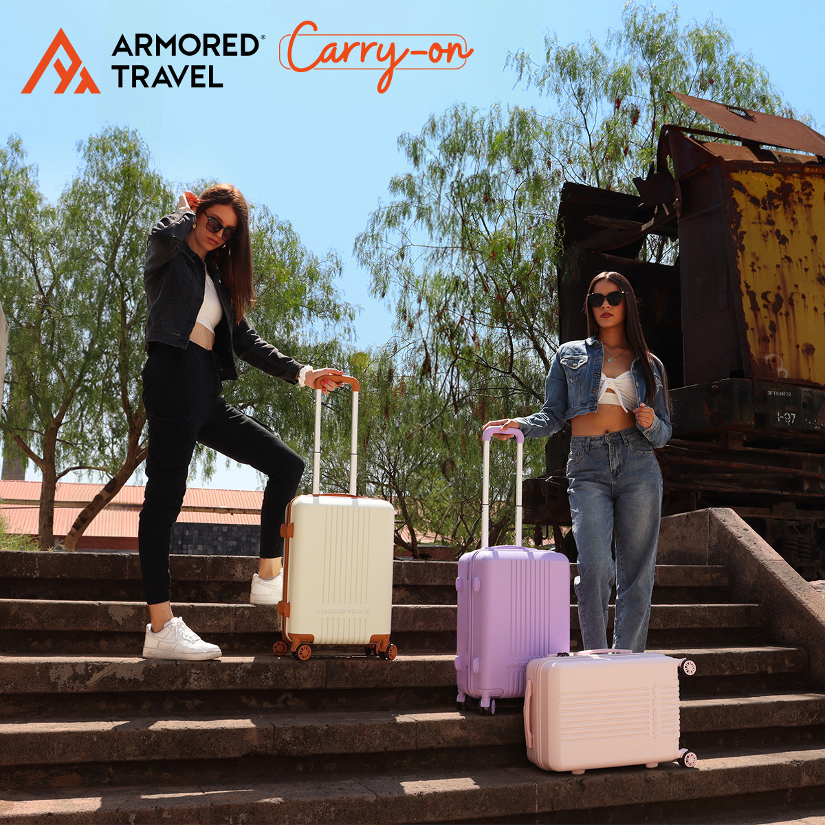 Maleta de viaje Carry On de mano cabina 20 pulgadas 10 kg ABS doble calibre candado de alta seguridad TSA LOCK Rosa Armored Travel.