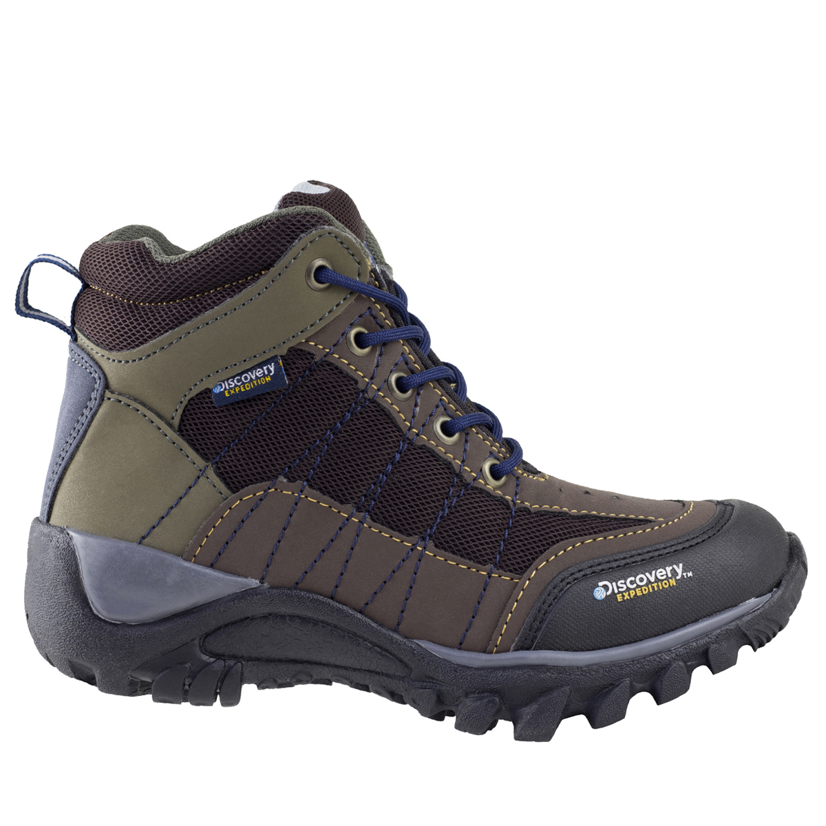 Botas Para Niños Camping Tipo Senderismo Discovery 11961 Café Outdoor.