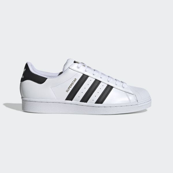 Tenis Adidas Modelo Superstar Color Blanco/Negro Unisex.