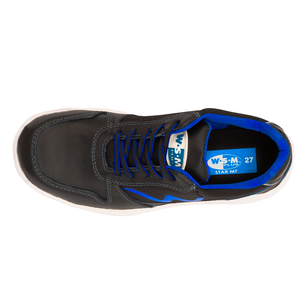 Zapato de Seguridad WSM, Ergonómico y muy ligero tipo tenis. Con casquillo de Policarbonato. Bota Industrial y multifuncional. 2939-MT