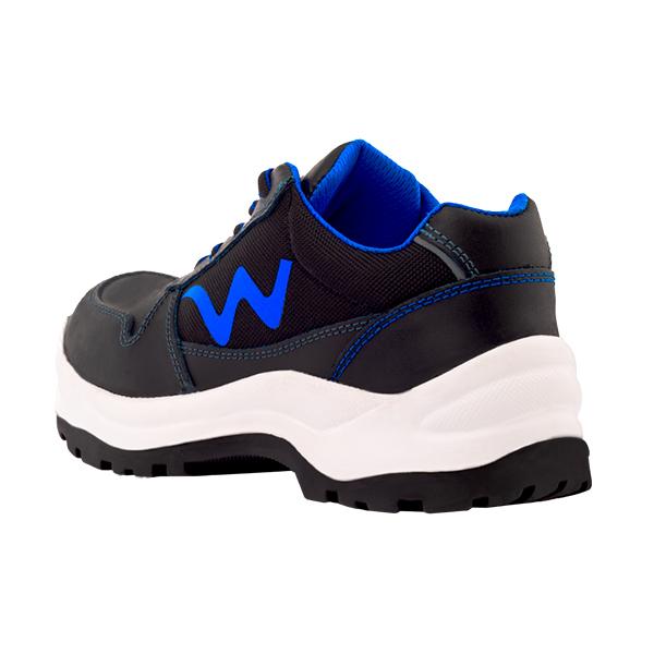 Zapato de Seguridad WSM, Ergonómico y muy ligero tipo tenis. Con casquillo de Policarbonato. Bota Industrial y multifuncional. 2939-MT