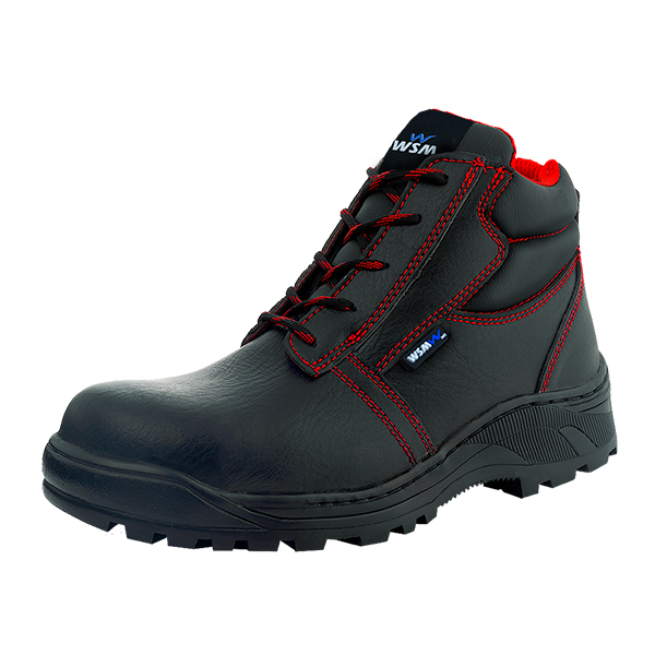 Zapato de Seguridad WSM, Ergonómico y muy ligero. Con casquillo de Policarbonato. Bota Industrial y multifuncional. 2958-MH