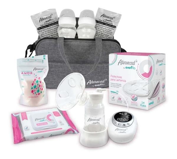 Set De Lactancia Evenflo Con Extractor Eléctrico Y Bolsa