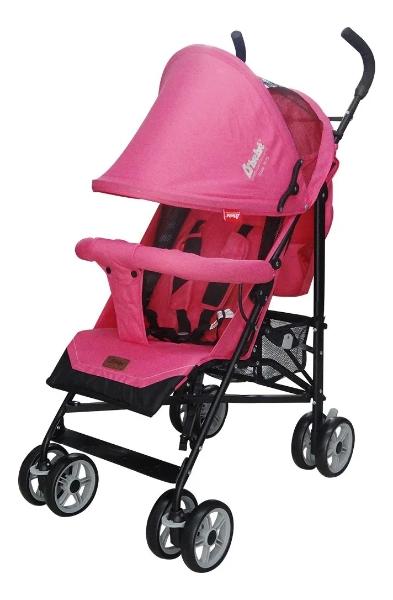 Carriola De Bastón Para Bebé D Bebé Aerostar Reclinable Rosa