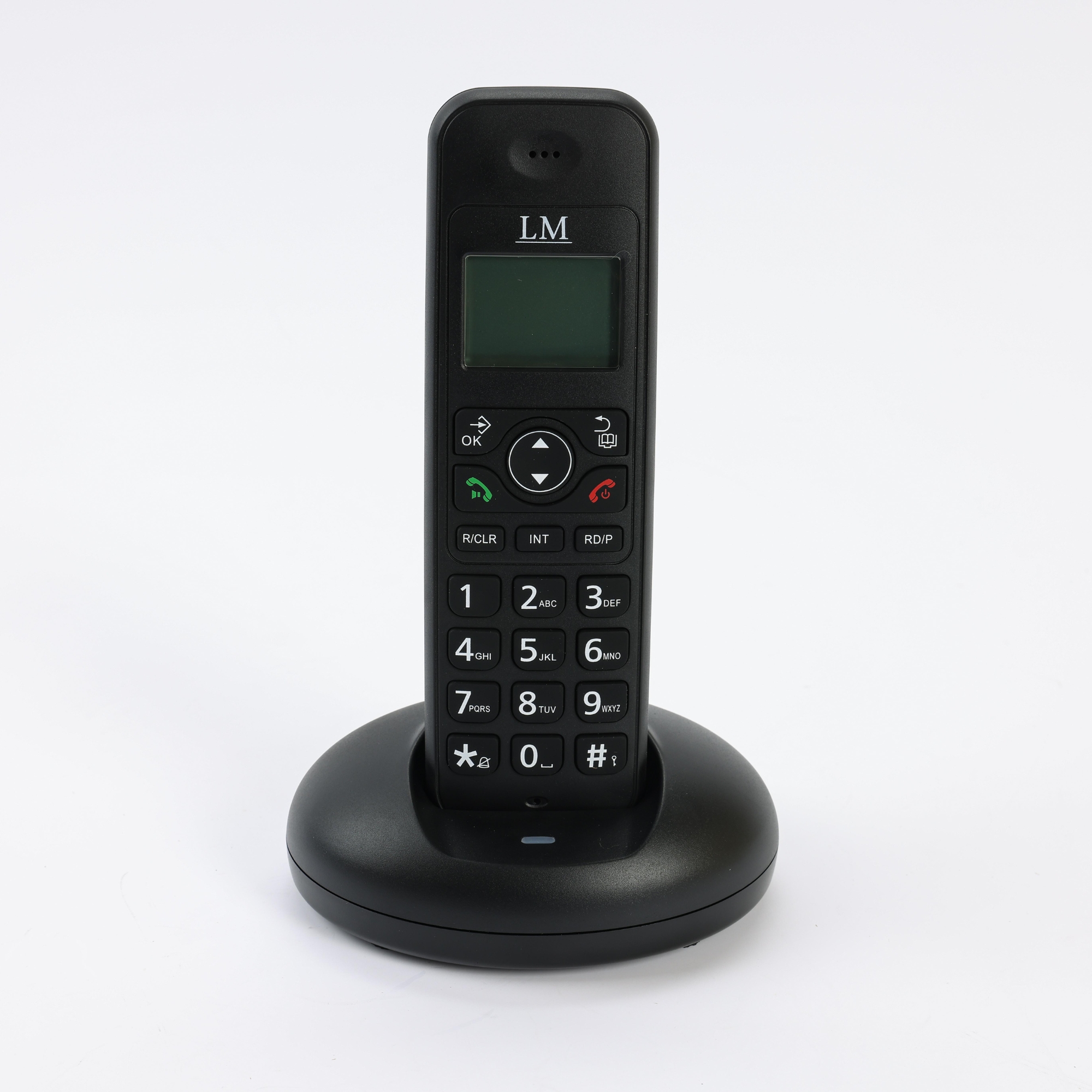 Teléfono Inalámbrico LM-521-1 Negro.