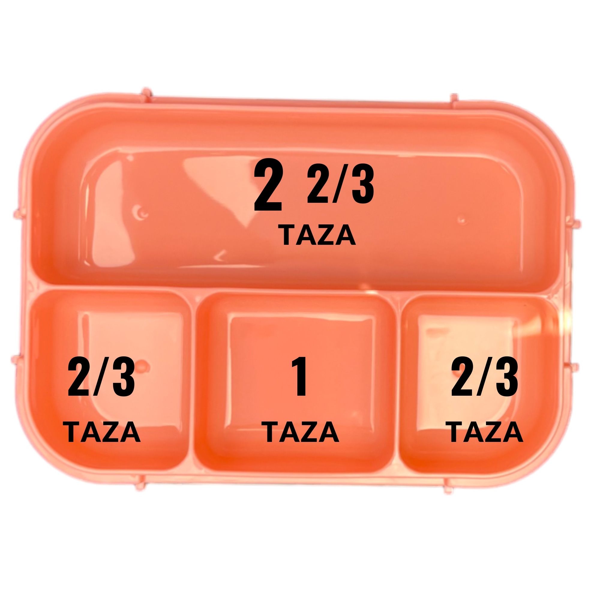 Contenedor Lonchera Lunch Box Topper Hermético (2 Pack Azul y Rosa).