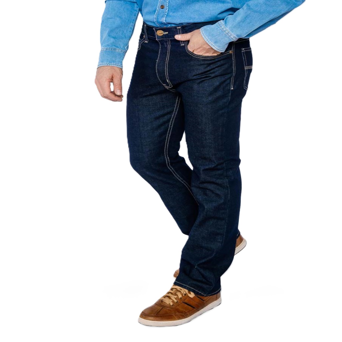 PANTALÓN DE MEZCLILLA CORTE SKINNY 