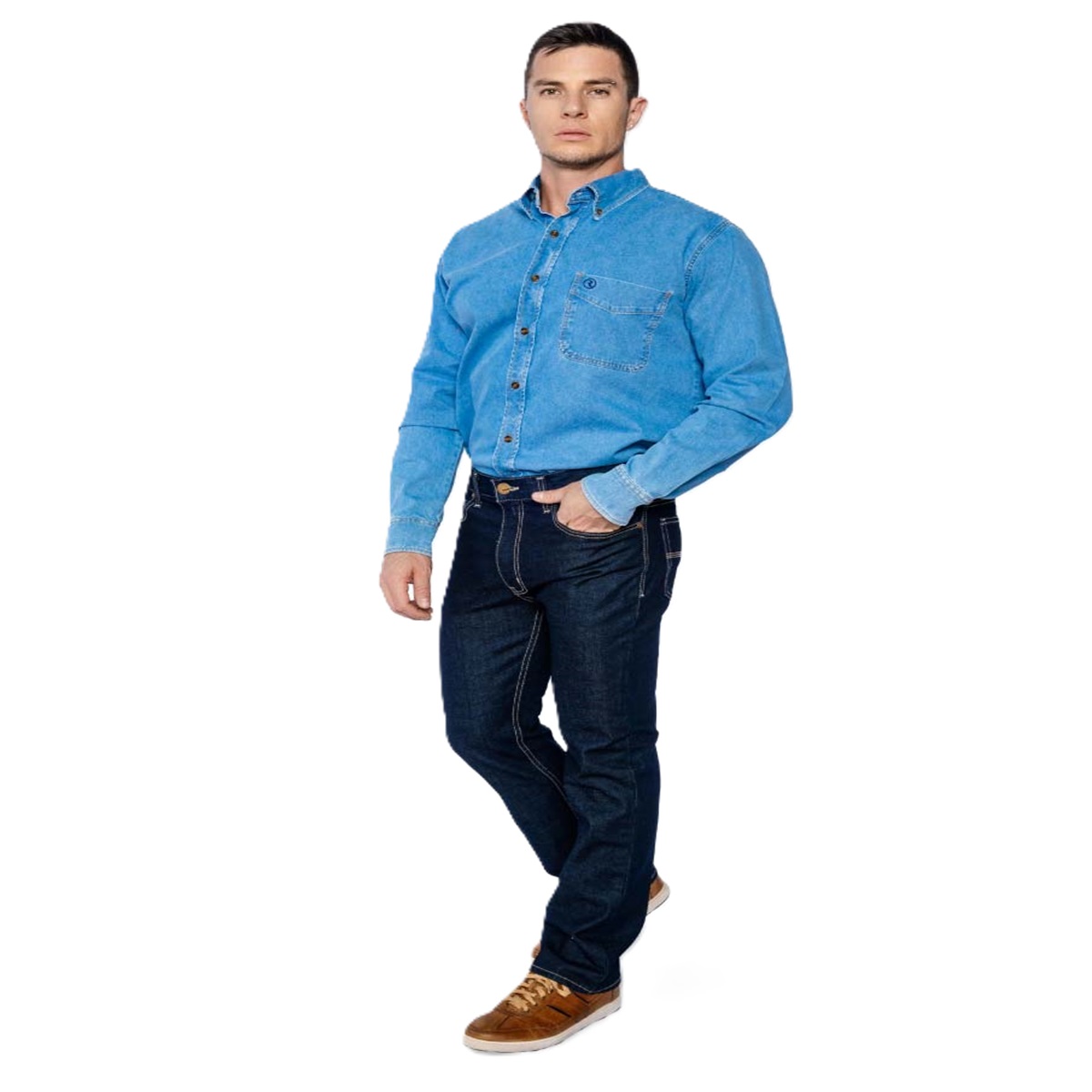 PANTALÓN DE MEZCLILLA CORTE SKINNY 