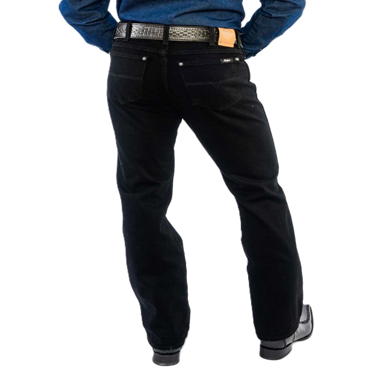 PANTALÓN DE MEZCLILLA RIDER JEANS CORTE VAQUERO NEGRO