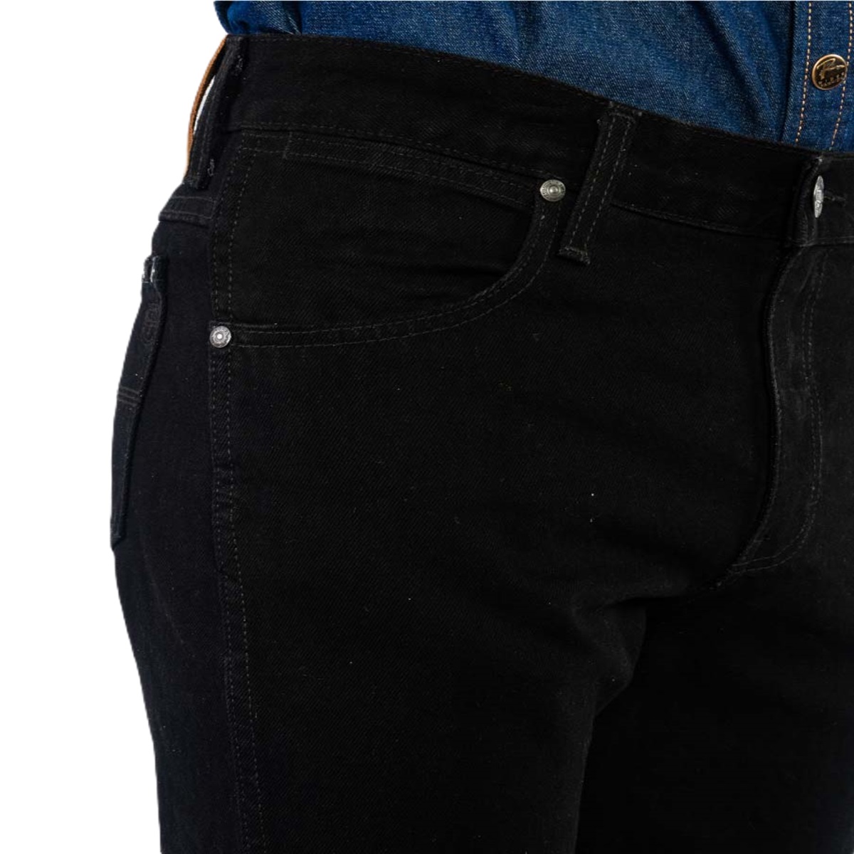 PANTALÓN DE MEZCLILLA RIDER JEANS CORTE VAQUERO NEGRO