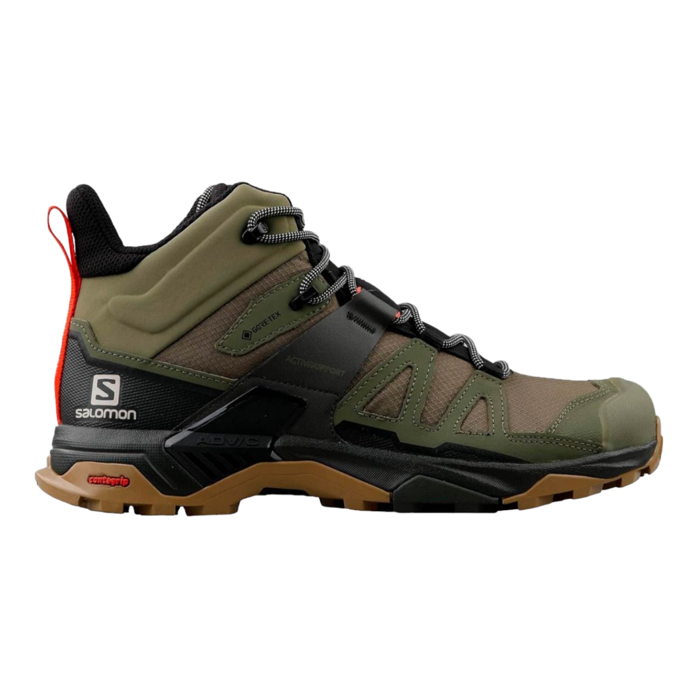 BOTAS SALOMON HOMBRE VERDE SALOMON X ULTRA 4 MID GTX L41739800