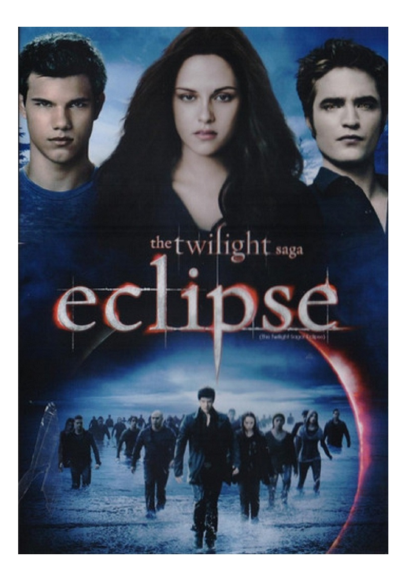 Eclipse Saga Crepusculo Robert Pattinson Pelicula Dvd.