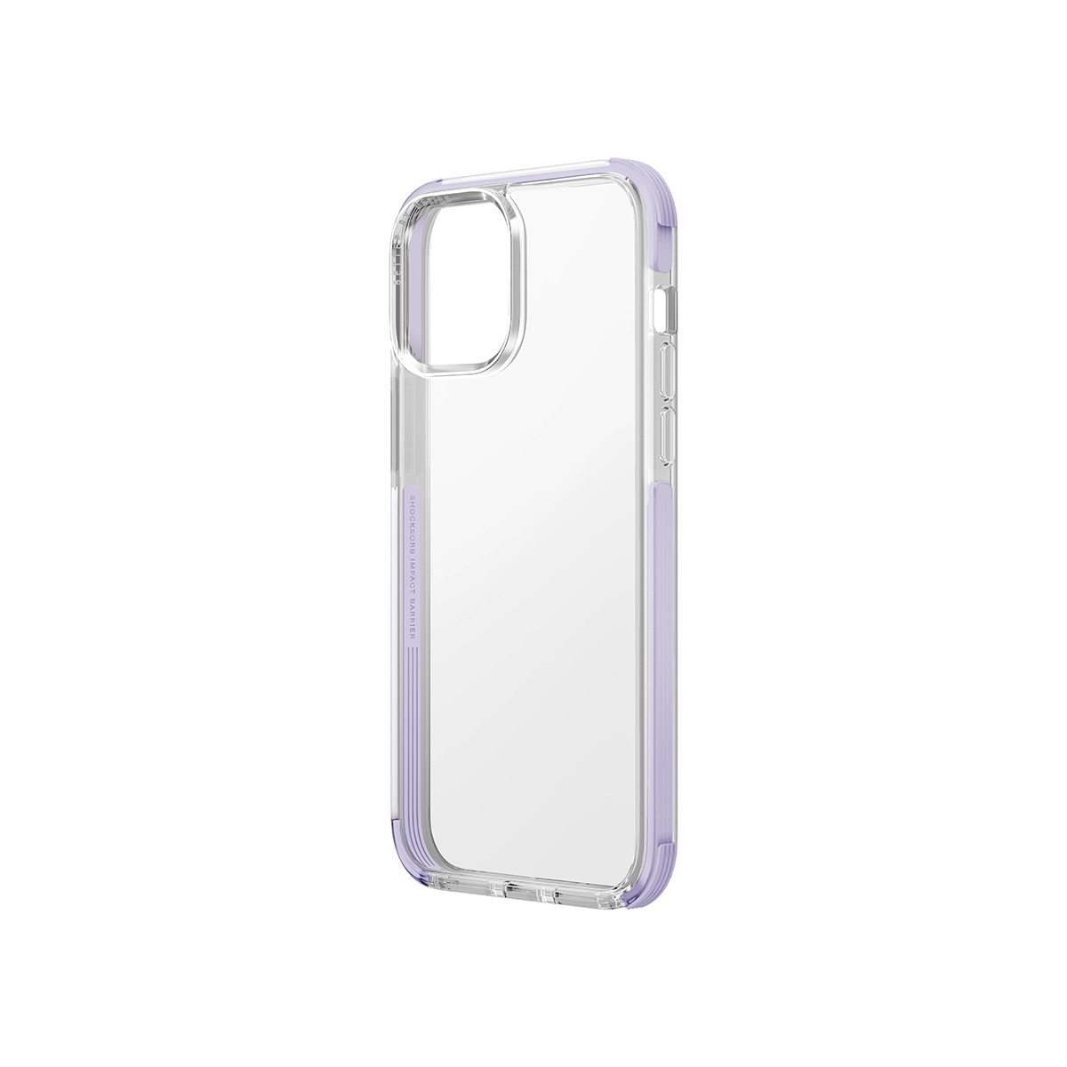 Funda Híbrida Para iPhone 14 Combat Transparente/Lila Uniq.