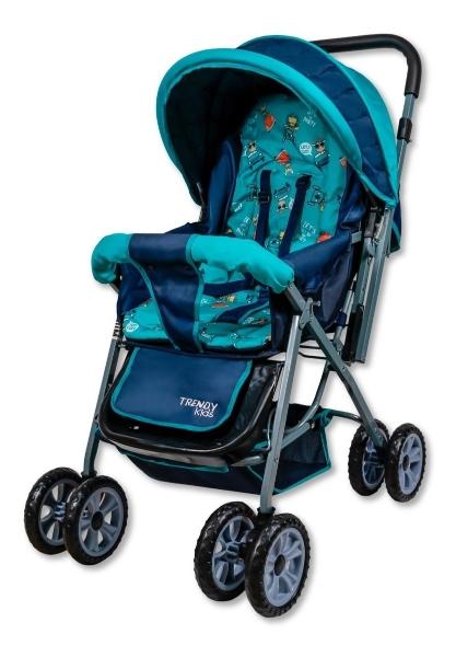 Carriola Para Bebé Trendy Kids Sonic Reversible Y Plegable Azul