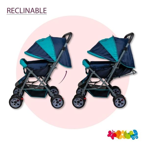 Carriola Para Bebé Trendy Kids Sonic Reversible Y Plegable Azul