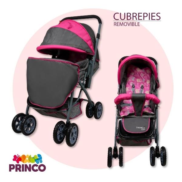 Carriola Para Bebé Trendy Kids Sonic Reversible Y Plegable Rosa