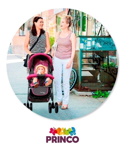 Carriola Para Bebé Trendy Kids Sonic Reversible Y Plegable Rosa