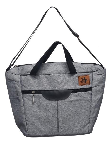 Carriola Para Bebé Starkids Polux Convertible Con Pañalera Gris