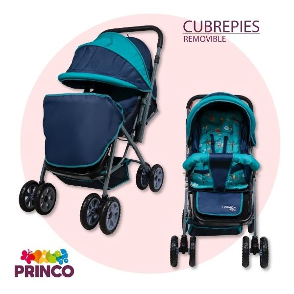 Carriola Para Bebé Trendy Kids Sonic Reversible Y Plegable Azul