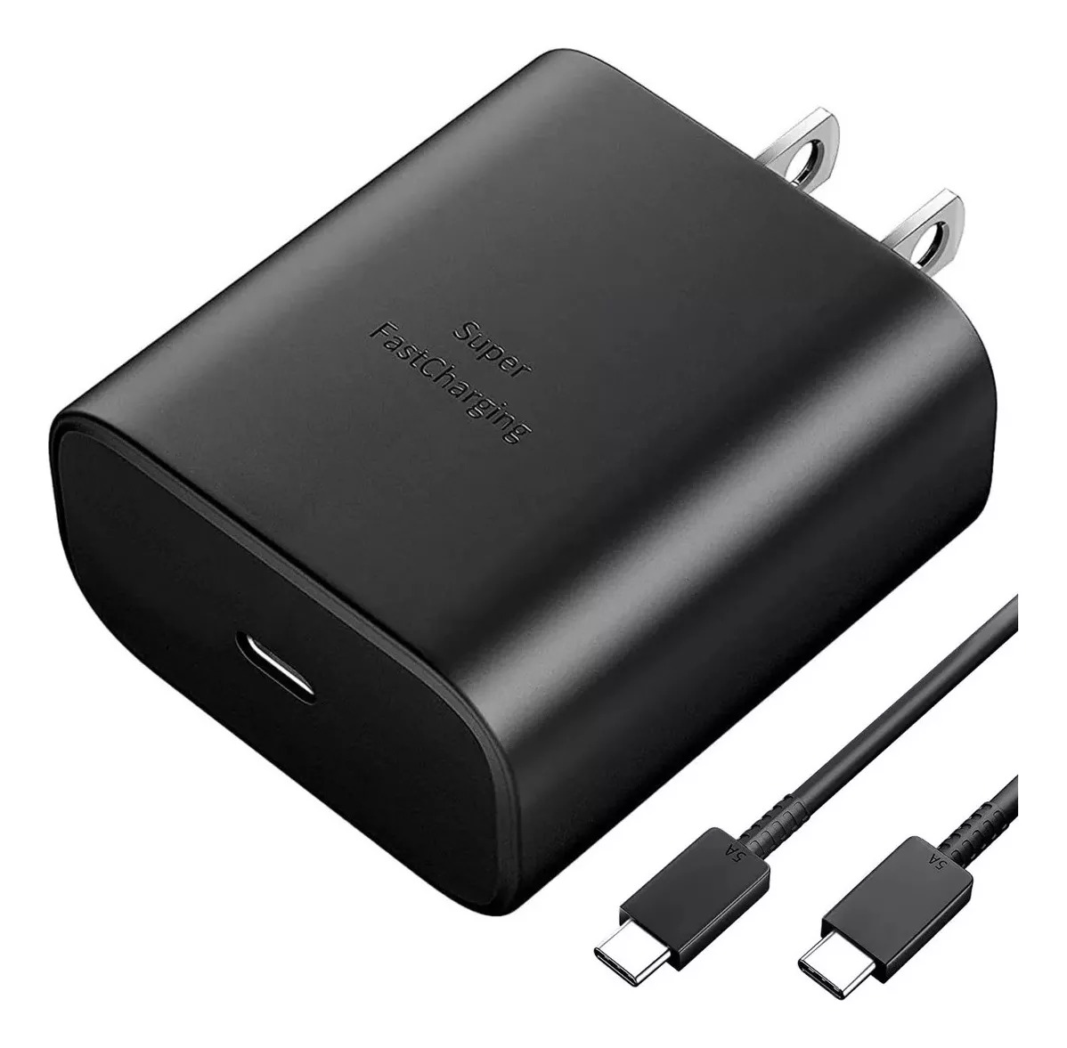 Generico Caricabatterie Universale Da 45W Con 2 Porte (USB-C PD) - Super Fast Charger Per Smartphone, Tablet, IPhone, IPad E Laptop