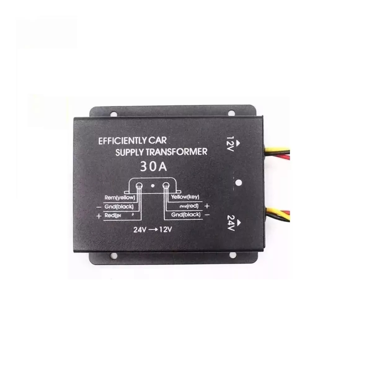 Convertidor Inversor De Voltaje De 24 V A 12 V Transformador.