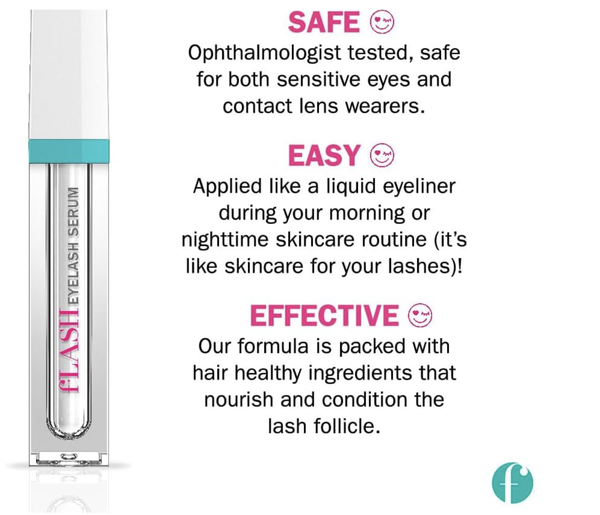 Flash Lash Suero Amplificador de Pestañas 100% Original 2ml