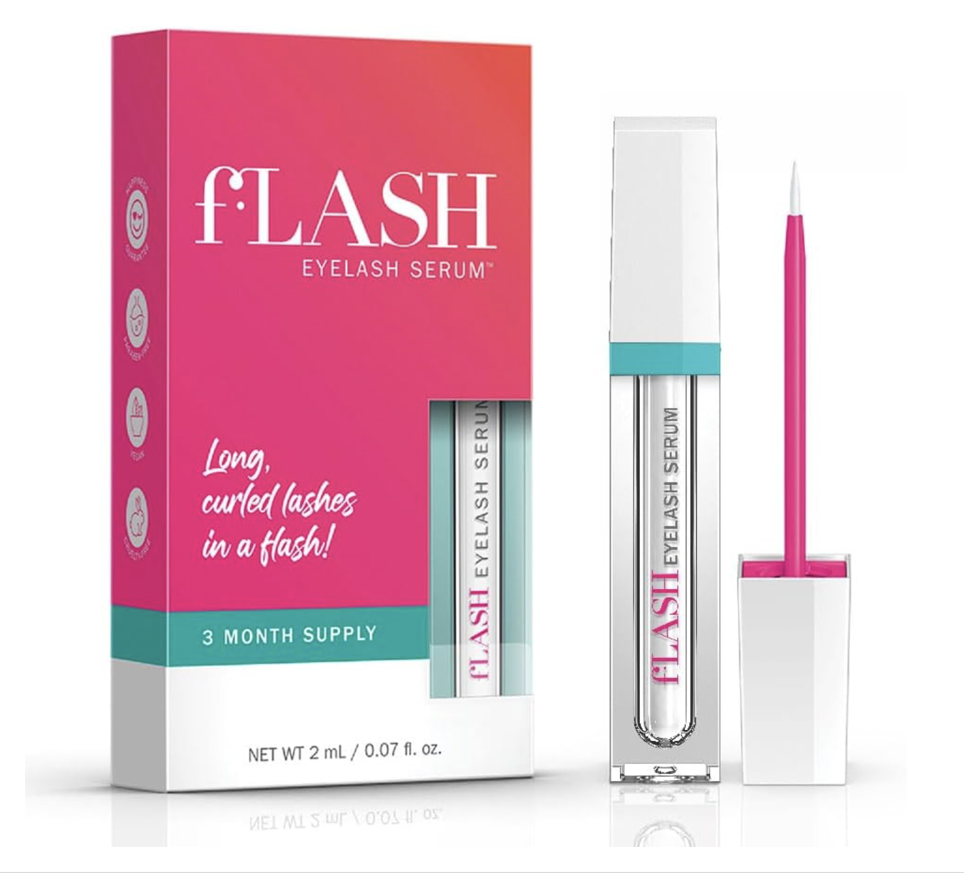 Flash Lash Suero Amplificador de Pestañas 100% Original 2ml