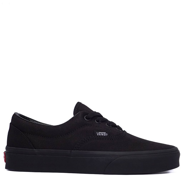 Tenis Vans Modelo Era Color Negro/Negro Unisex.