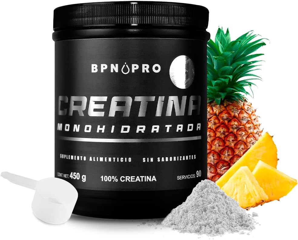 Creatina Monohidratada Alta Pureza En Polvo Sabor.