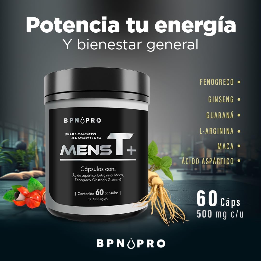 Precursor De Testosterona Vitamina Para Hombre Bpn Pro Mens T +...