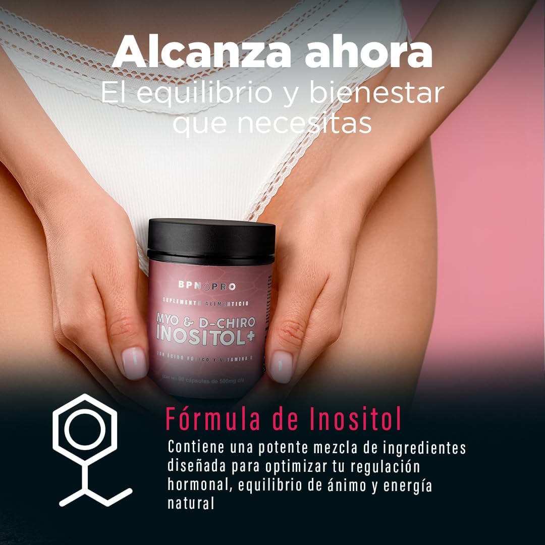 Myo-inositol D-chiro Puro Acido Folico Vitamina D3 Sin Sabor.