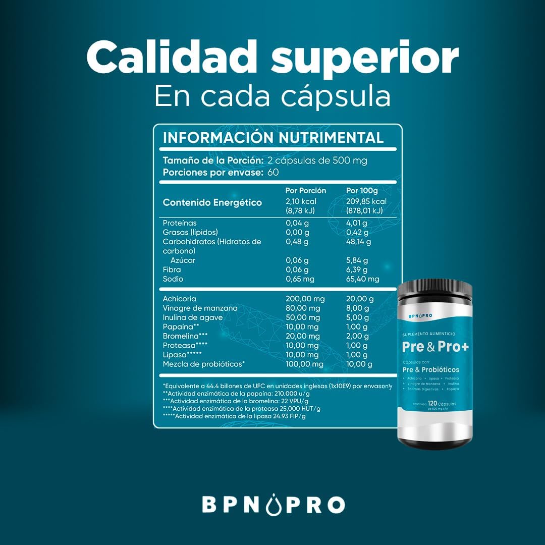 Probioticos Prebioticos Enzimas Digestivas Inulina Mct Oil.