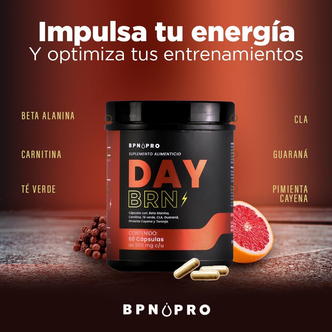 Termogénico Natural Carnitina Cafeina Cla Guarana Impulso de Energía y Soporte de Objetivos.