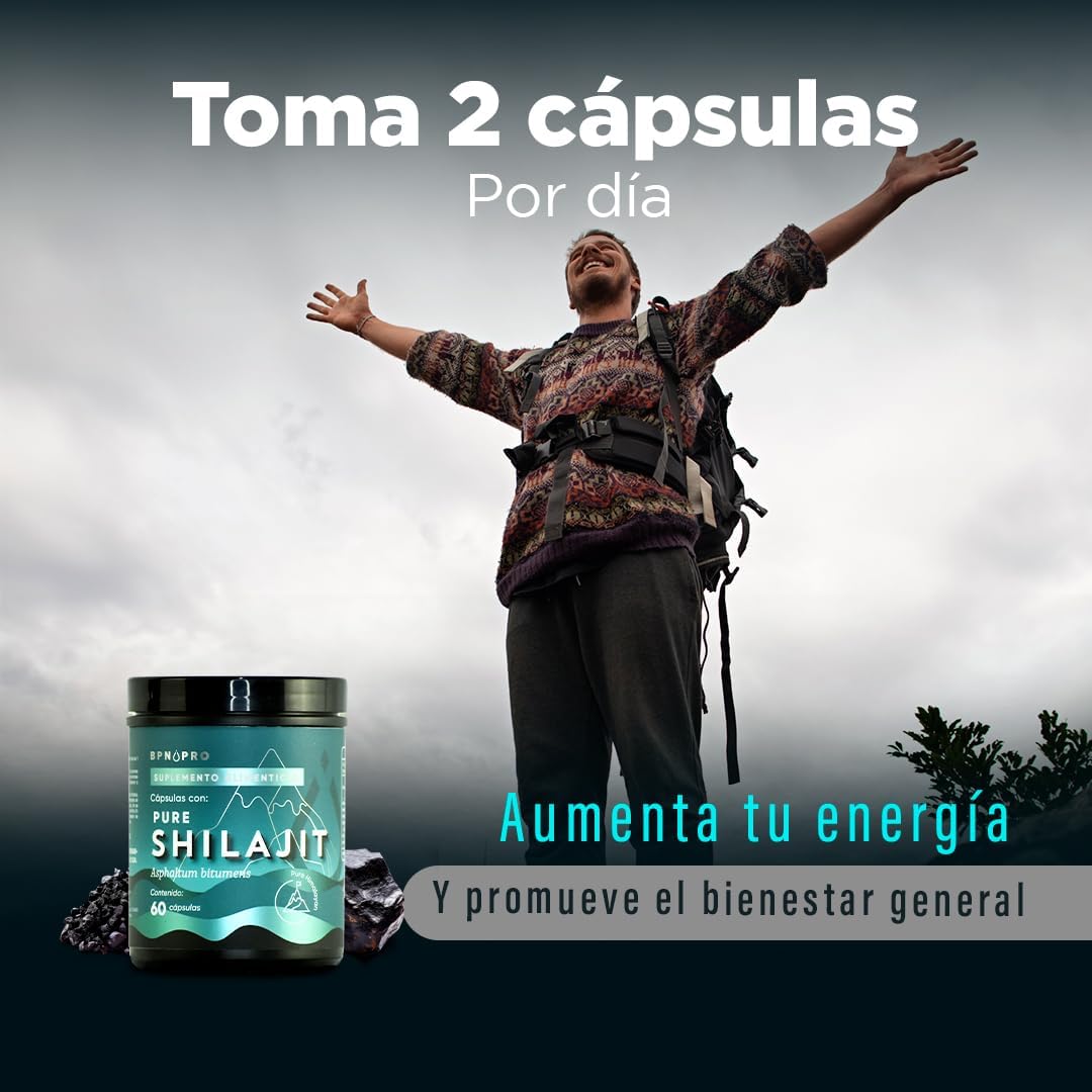Shilajit Puro Himalaya Mineral Ácido Fúlvico Antioxidante.