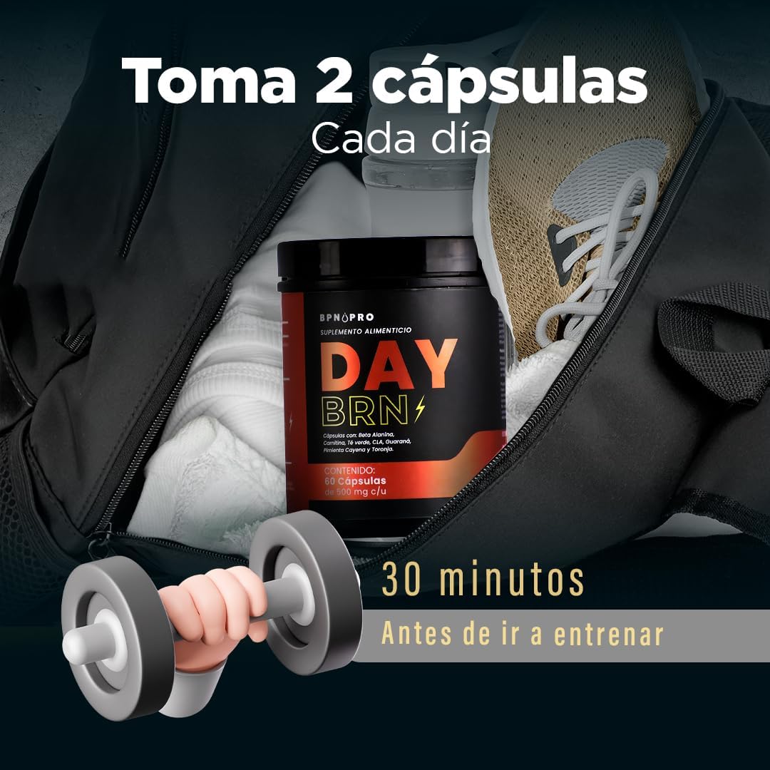Termogénico Natural Carnitina Cafeina Cla Guarana Impulso de Energía y Soporte de Objetivos.