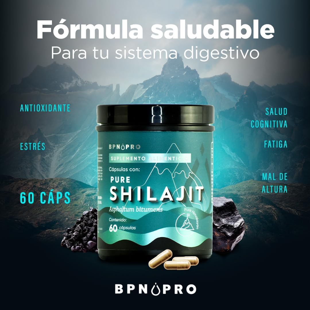 Shilajit Puro Himalaya Mineral Ácido Fúlvico Antioxidante.