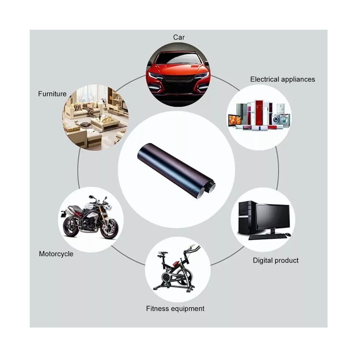 Película De Fibra De Carbono El Coche, Estilo Camaleónico Verde.