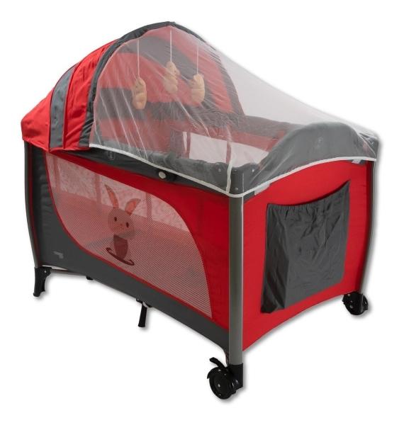 Cuna Corral Para Bebé Trendy Kids K500 Mosquitero Y Musical Gris