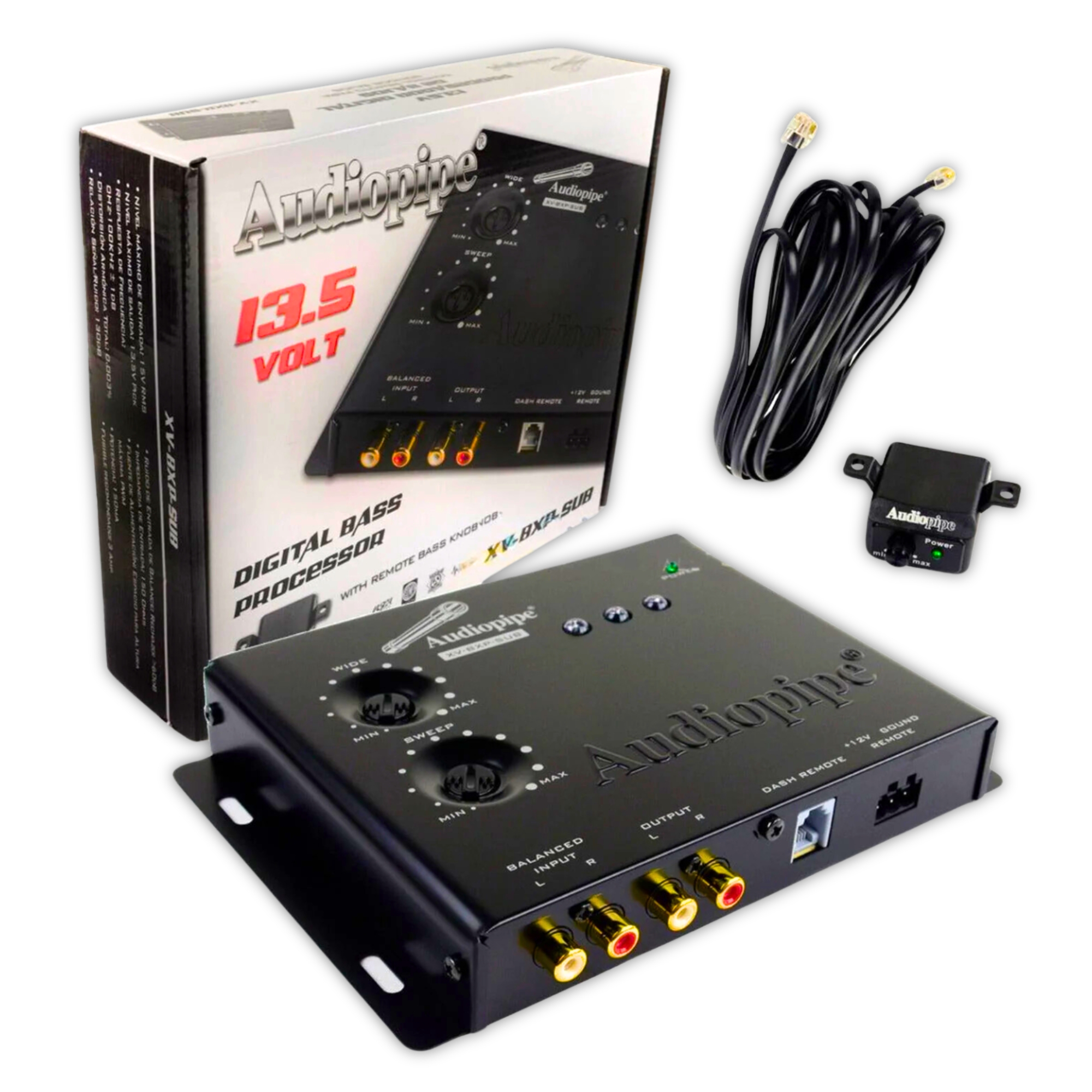 Epicentro Restaurador de Bajos Con Control 13.5 V Audiopipe .