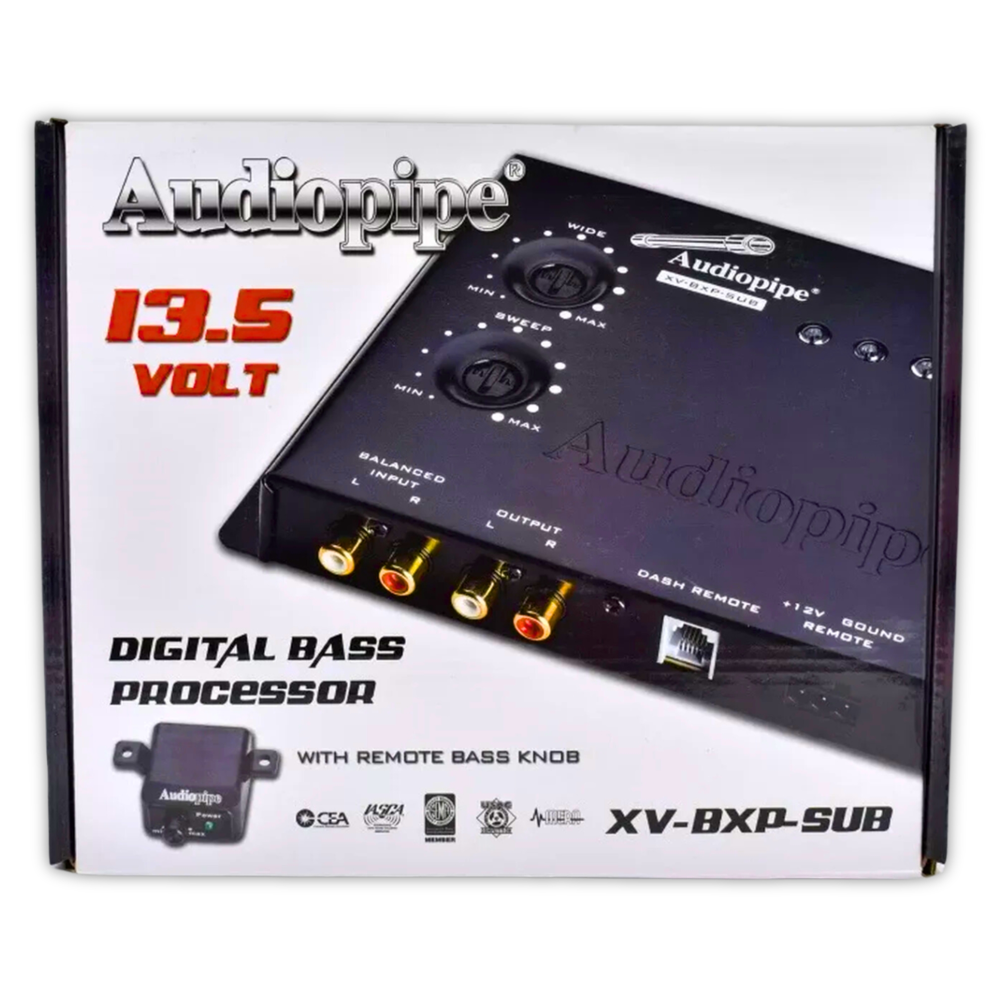 Epicentro Restaurador de Bajos Con Control 13.5 V Audiopipe .